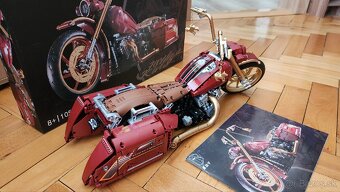 Stavebnica motorka 2111 ks. – 1:5 červená - 3