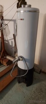 Kombinovaný ohrievač vody na tuhé palivo 80L - 3