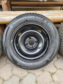 Zimné pneumatiky 185/65 R15 na plechových diskoch R15 4x108 - 3