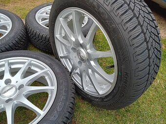 16" ALU 4x108 + TPMS + zimné 195/55 r16 10mm TOP NOVÉ - 3