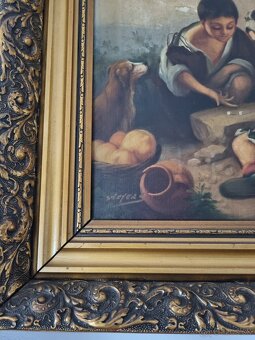 Deti hrajúce kocky -  signatovane - 3