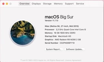 Predám Apple iMac 27',  5K, 3.3GHz, 16GB ram - 3