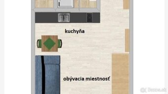 Pekná garsónka s balkónom na ulici Kapitána Jaroša – ideálne - 3
