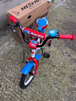 Detský bicykel 14'' RED/BLUE od 2-4roky - 3