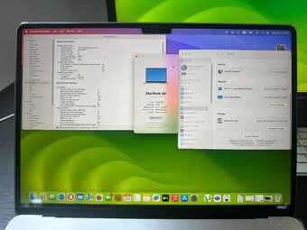 MacBook M2 15-Palcovy, Bateria iba 41 cyklov - 3