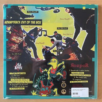 Rozpor/Zlá Krev Soundtrack of the Box vinyl modrý+plagát new - 3