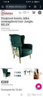 Predám dizajnové kreslo - 3