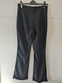 Dámské šedé společenské kalhoty - NOVÉ - 3