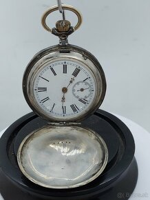 Predám funkčné starožitné otváracie vreckové hodinky 1870 Wi - 3