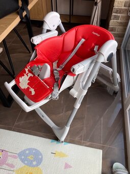 Detska stolicka peg perego cervena - 3