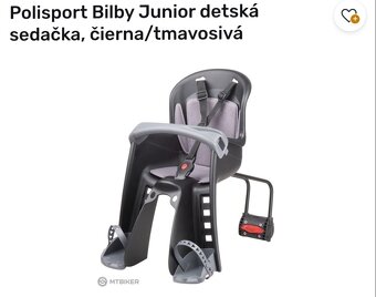 Detská sedačka na bicykel - 3