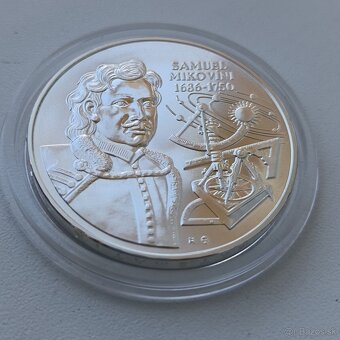 Strieborná minca 500 SK Samuel Mikovíni r. 2000 - 3