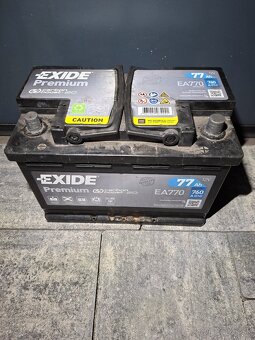 autobateria exide 77ah - 3