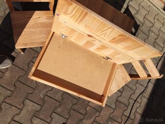Decky drevený stôl - 3