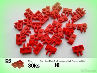 B Lego® Originál Diely červené (ako nové) - 3