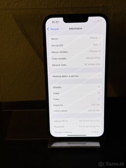 Predám Apple iPhone 13 256GB Black Bežné známky používania - 3