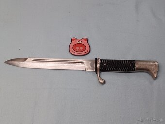 Wehrmacht vychádzkový bodák/ bajonet s leptom - 3