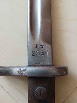 Mauser M1893 – Artilleria Nacional Toledo (dlhá čepeľ) - 3