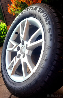 alu R17 5x112, zimné pneu 215/60, orig. Audi Q3 /+ VW Tiguan - 3