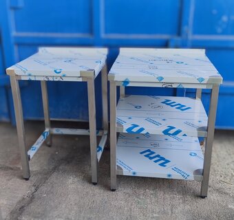 Stôl do veľkokuchyne, gastro nábytok, stoly nerezové - 3