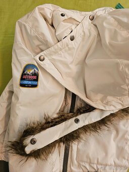 Zimná biela bunda BPC Ponprix veľkosť 152/158 na 12-13 ročné - 3