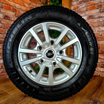 +TOP+ Alu R16 5x160 + letné pneu 215/65 R16 Ford transit... - 3