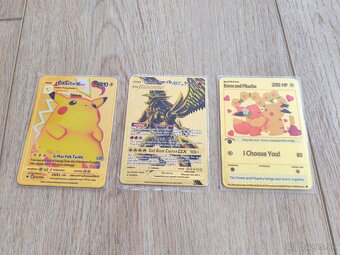 Kovové pokemon karty - 3