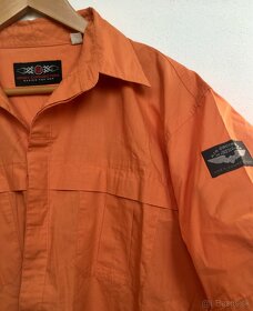 Pánska / chlapčenská oranžová košeľa - 3