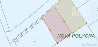 NA PREDAJ STAVEBNÝ POZEMOK 881 m2 NOVÁ POLHORA - 3
