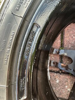 Sada letných pneumatík DUNLOP s diskami DEZENT – 195/50 R15 - 3