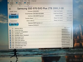 SSD disk M.2 NVme SAMSUNG EVO PLUS 2TB. - 3