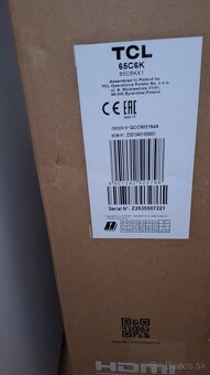 ÚPLNE NOVÝ TCL 65C6K (65") 4K Mini LED TV | záruka - 3
