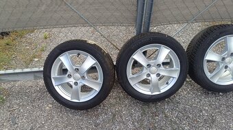Sada elektrónov dezent 6Jx15 H2 s pneu semperit 195/50 R15 - 3