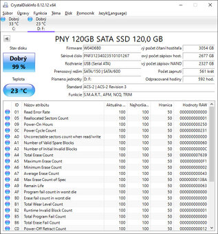 2.5" 120GB SSD disky - 3