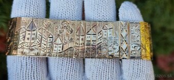 Starožitný zlatý náramok 14kt - 3