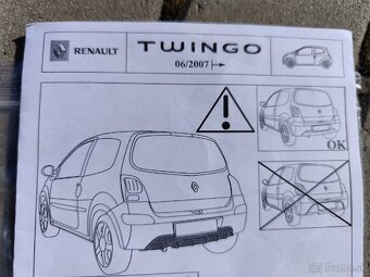 Zadný spojler Renault Twingo 2. - 3