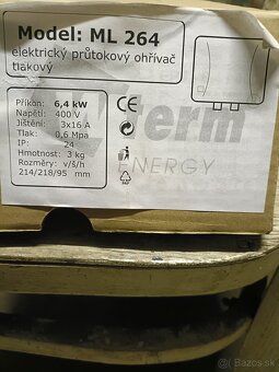 Prietokový ohrievač vody - 3