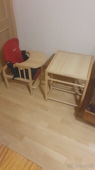 Detská jedálenska stolička 2v1 - 3