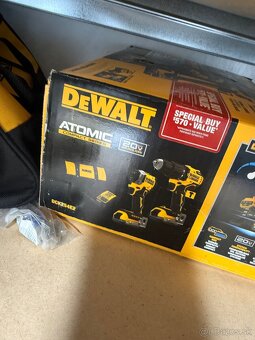 DEWALT 20V MAX – 2x batéria, nabíjačka, NOVÉ - 3
