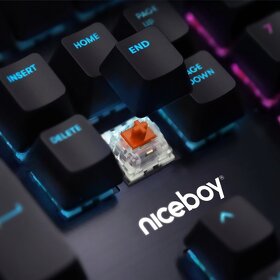 Mechanická klávesnica Niceboy ORYX K445 Element - NOVÁ - 3