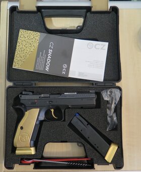 Predám novú pištoľ ČZ Shadow 2 OR limitovaná Gold Edition - 3