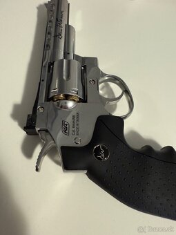 Airsoft Revolver Dan Wesson 4" Silver MB-S GNB CO2 6mm - 3