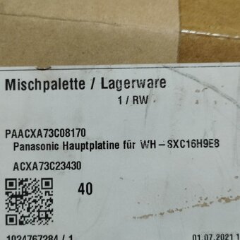 Riadiaca doska pre tepelné čerpadlo Panasonic - 3
