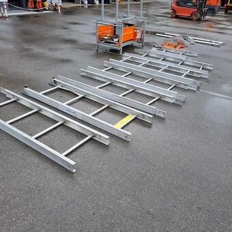 Rebrík 14m strešný výťah GEDA Lift250 - dovoz Nórsko - ako n - 3