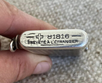 Briquet Essence Thorens Argent Massif Bijoux Mecan Benzínový - 3