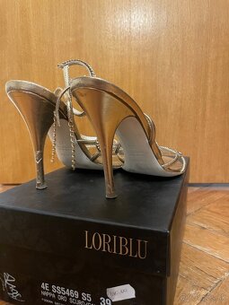 Loriblu zlaté sandále - 3