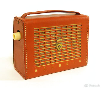 Tranzistorové kabelkové rádio GRUNDIG 50te roky - 3