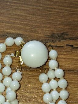 trojradový starý náhrdelník - 3