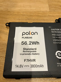 Nová batéria F7HVR pre DELL Inspiron - 3