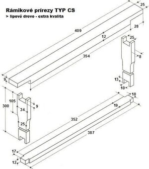 Rámikovy prirez - 3